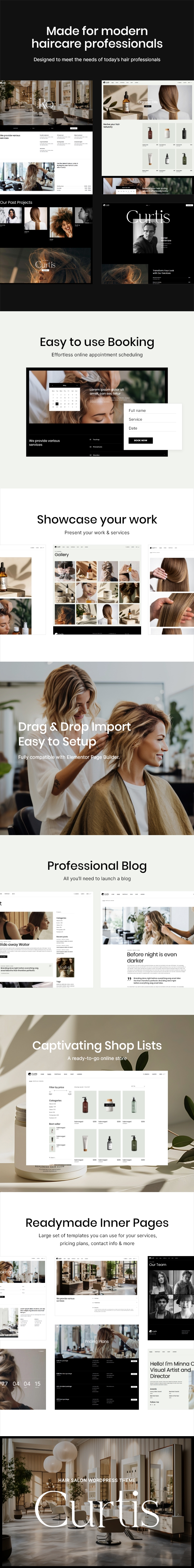 Curtis - Hair Salon & Haircare Shop Theme - 2